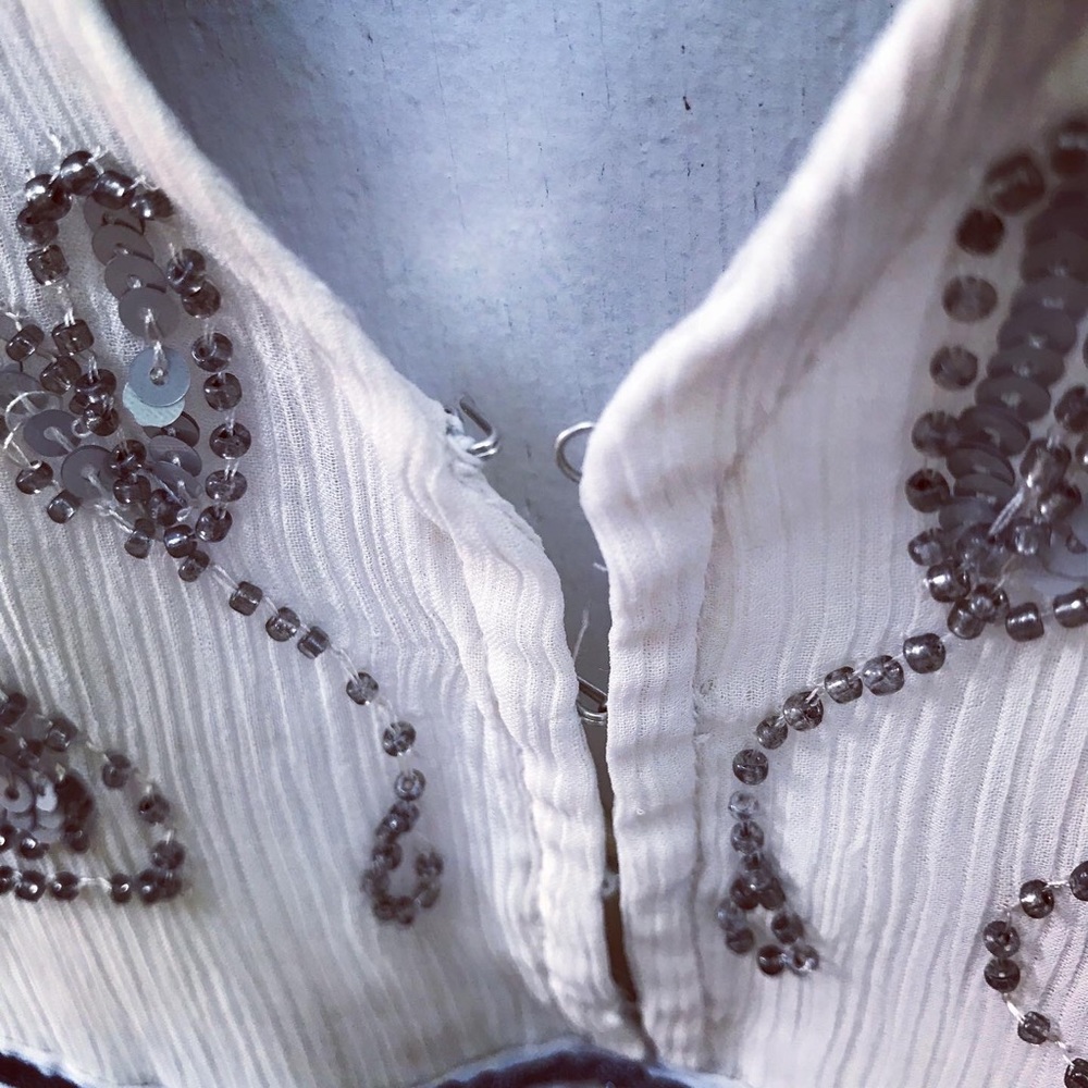 Free People Last Flowers Beaded Mini Dress - Picture 12 of 14